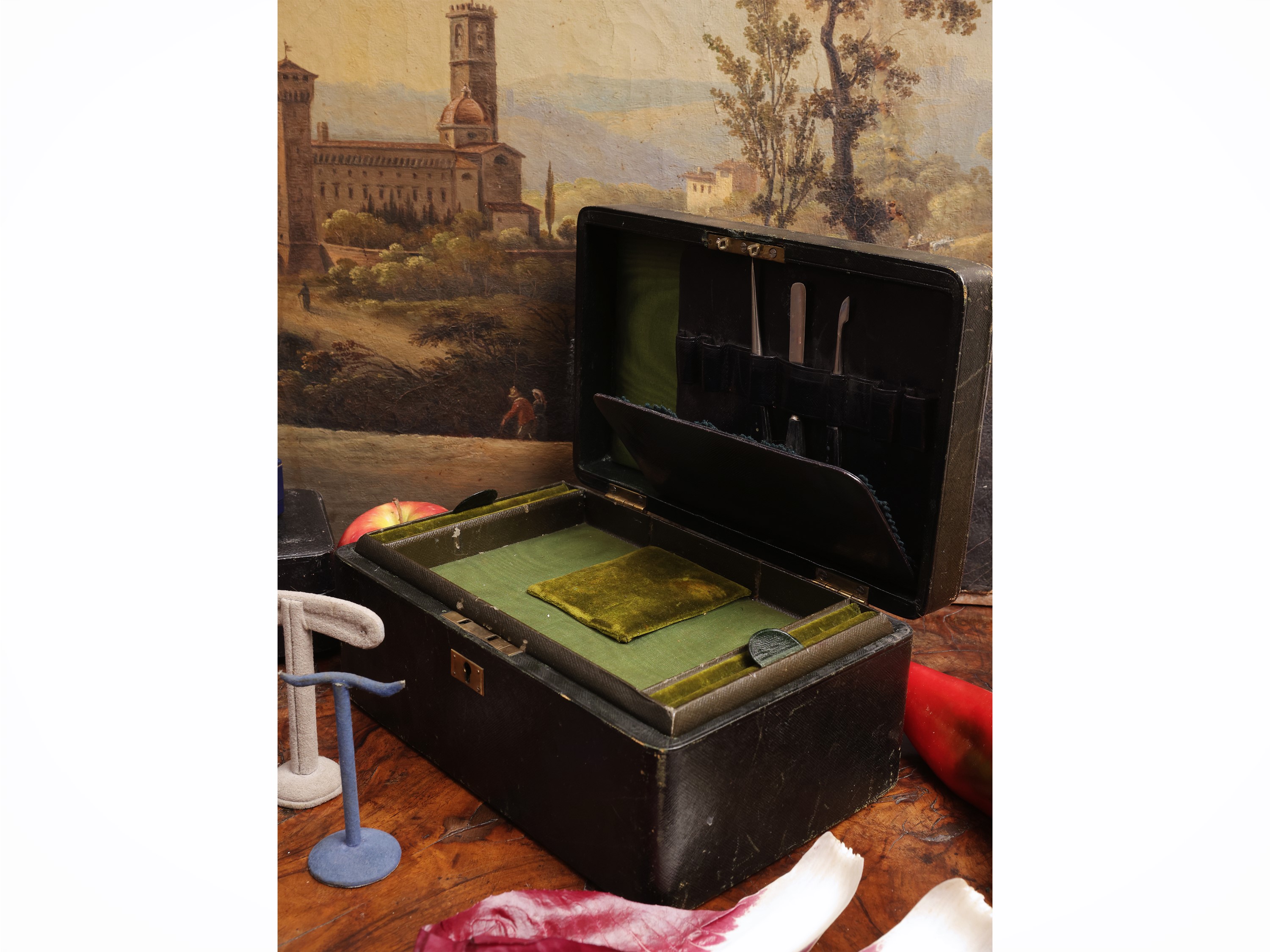 Assortimento di scatole d'epoca, XIX/XX secolo