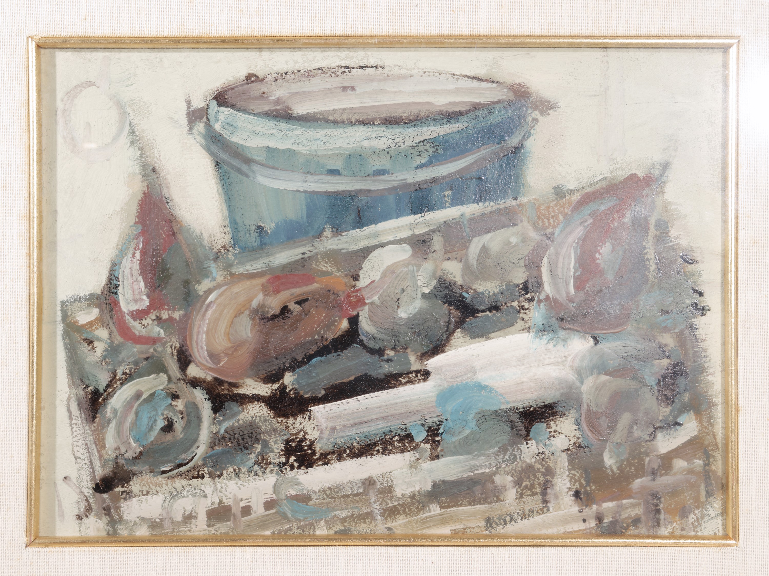Alvaro Danti - Natura morta, olio su tavoletta