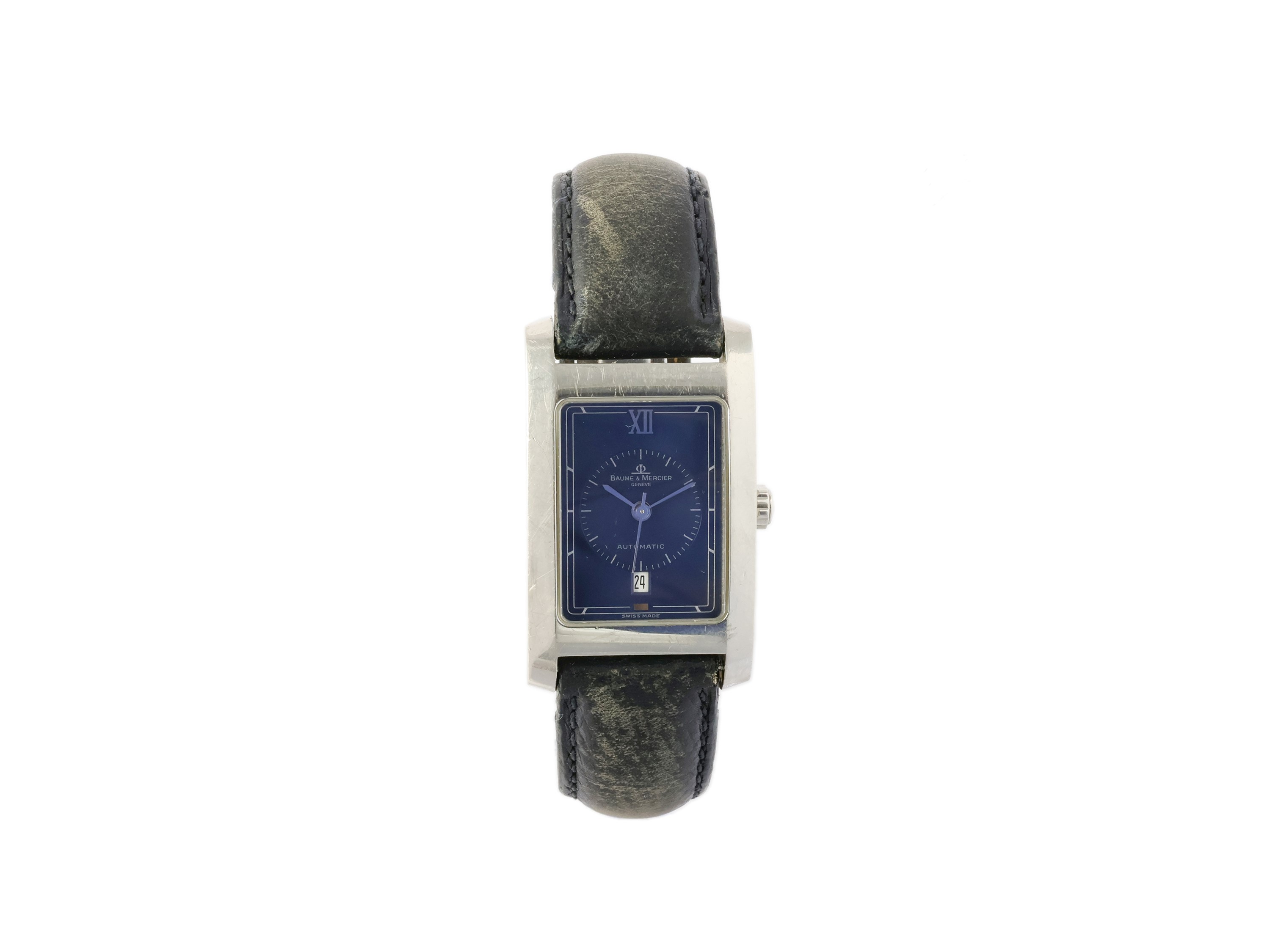 Baume & Mercier, Orologio Hampton, cassa in acciaio, movimento meccanico a carica automatica