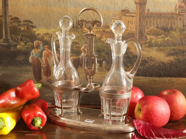 Silver cruet, Pietro Paolo Spain  (Rome 1817-1861)  - Auction Florentine Style - Maison Bibelot - Casa d'Aste Firenze - Milano