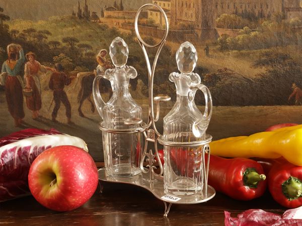 Oliera in argento, Emanuele Caber  (Milano, 1806-1809)  - Asta Stile fiorentino - Maison Bibelot - Casa d'Aste Firenze - Milano