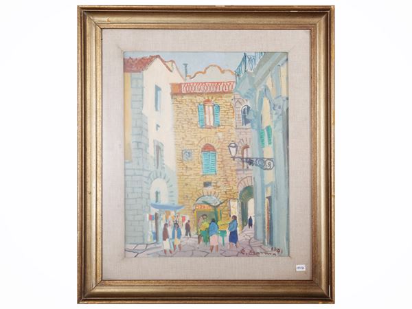 Rodolfo Marma - Mercatino di S. Piero 1981