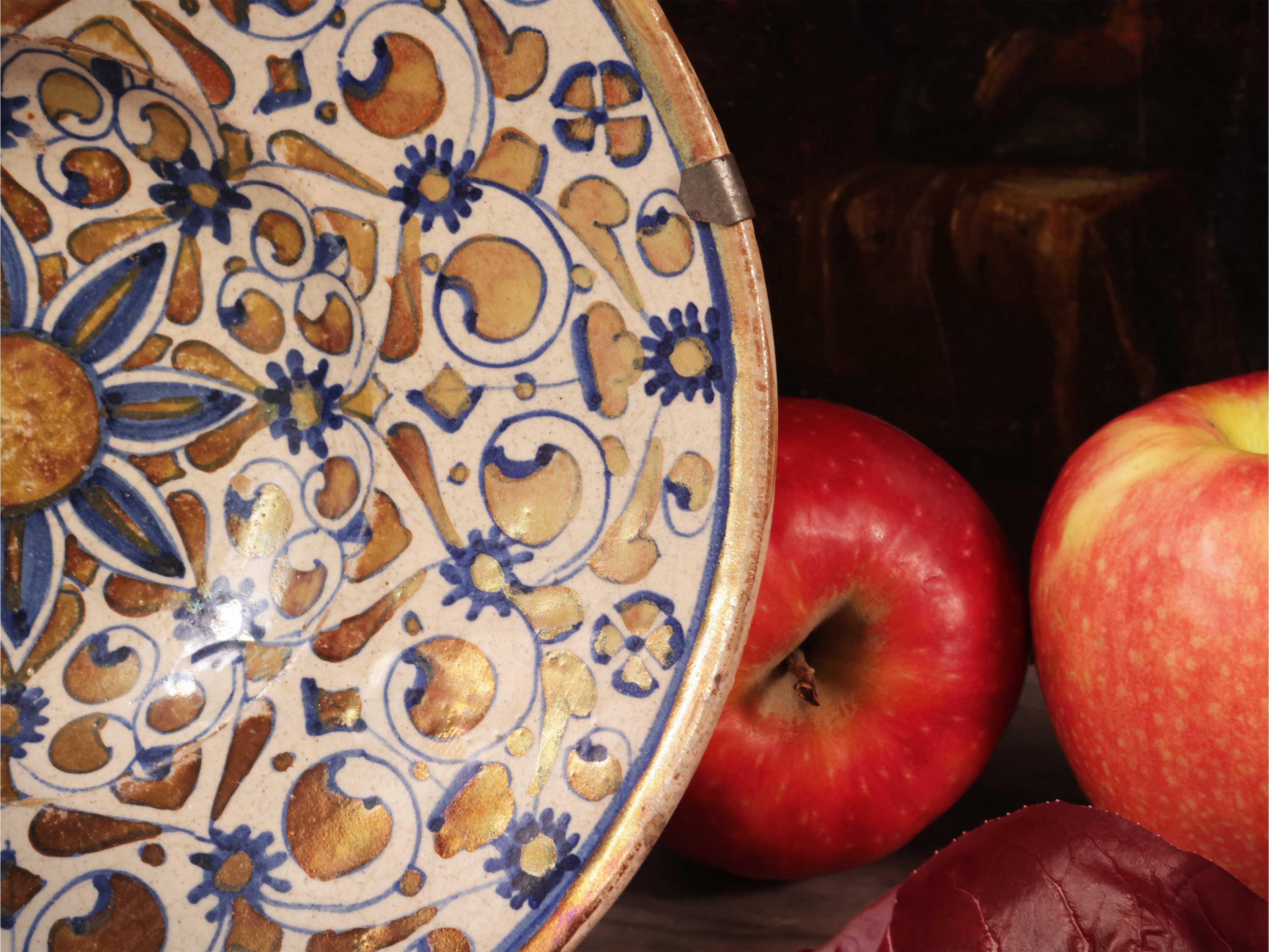 Piatto in maiolica, Deruta, XVI secolo