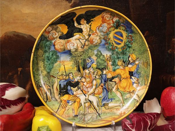 Majolica cup, Bottega dei Fontana (attributable)