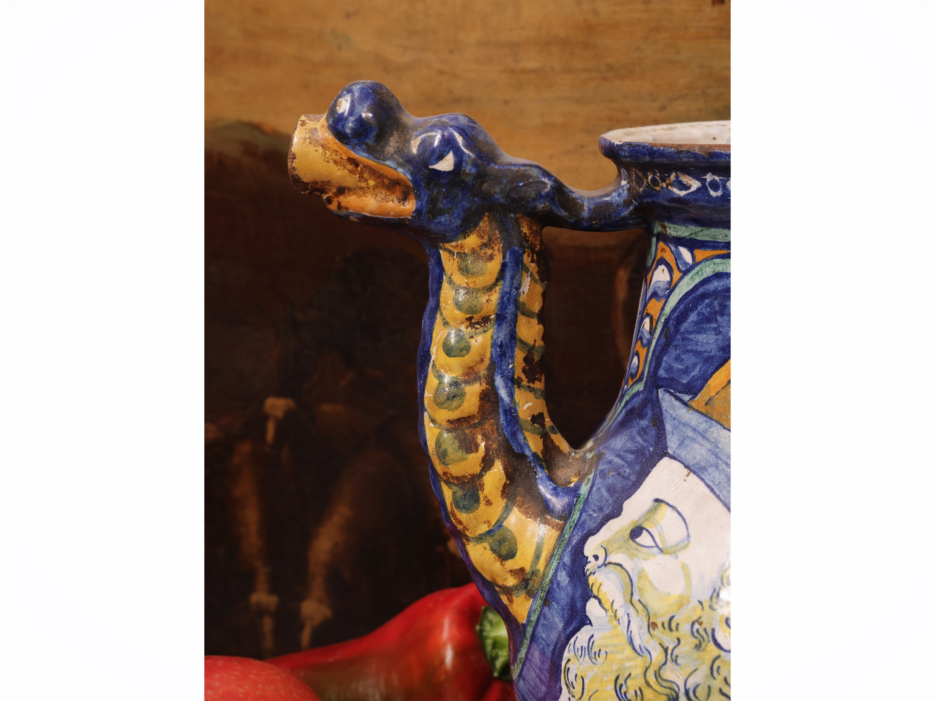 Bottega dei Pompei, Orciuolo da farmacia in maiolica