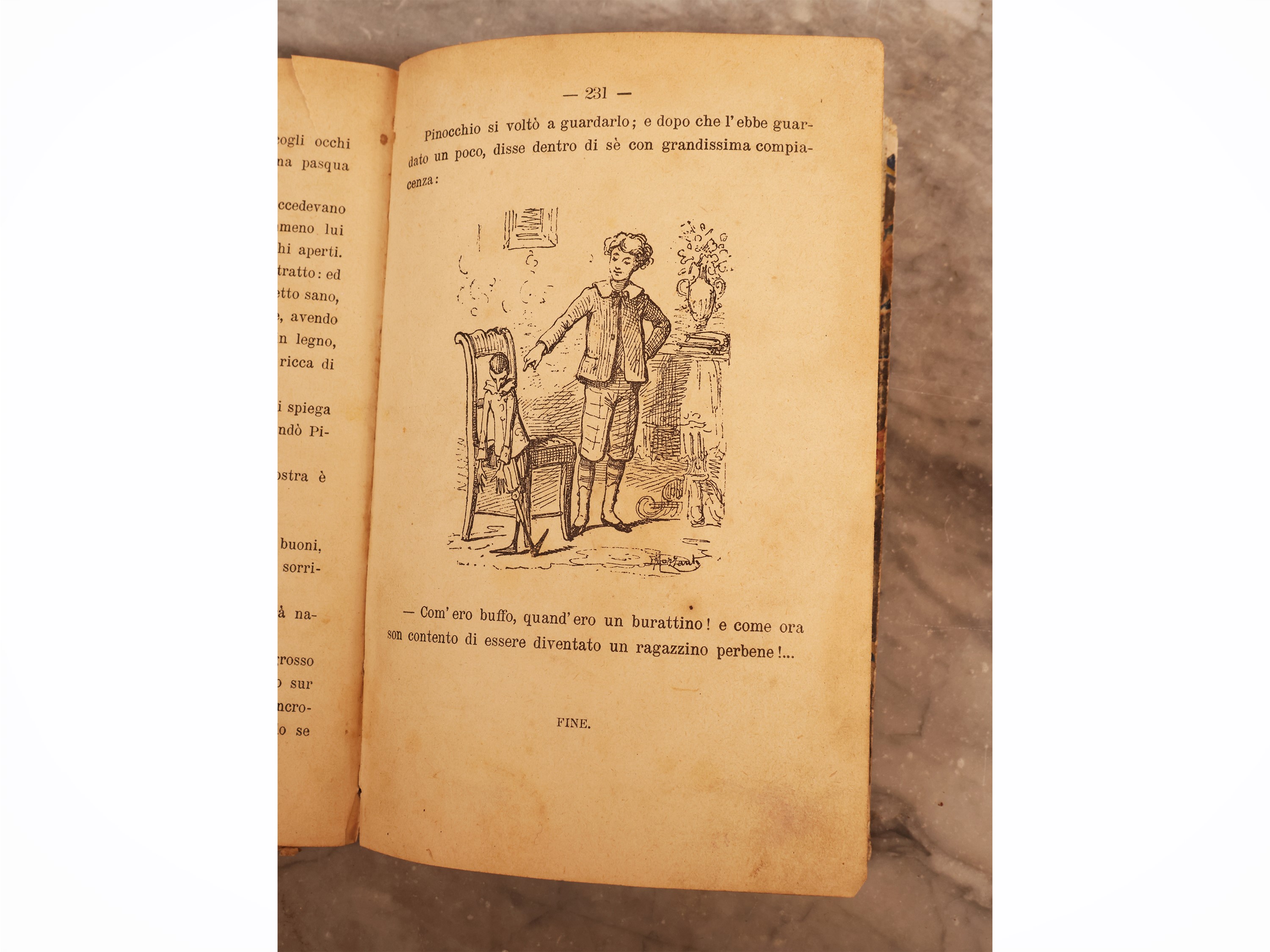 Le Avventure di Pinocchio. Storia di un Burattino. Illustrata da E. Mazzanti