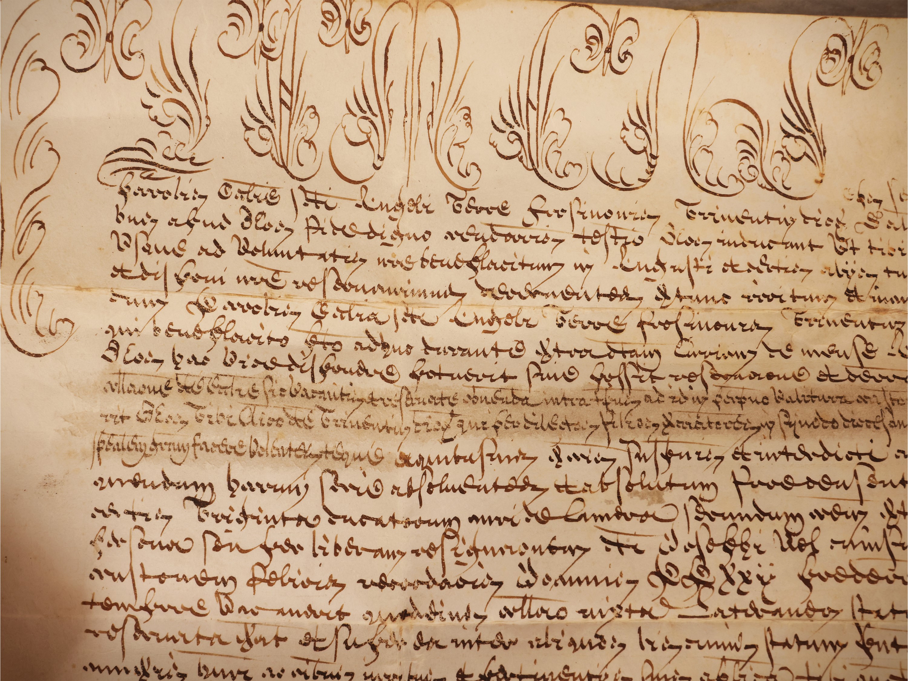 Bolla pontificia di papa Clemente XI, pergamena con sigillo originale