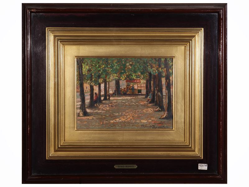 Scorcio di parco 1962