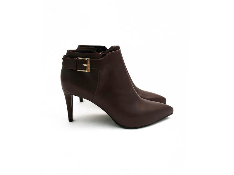 Sergio Rossi - Stivaletto in Pelle Bordeaux