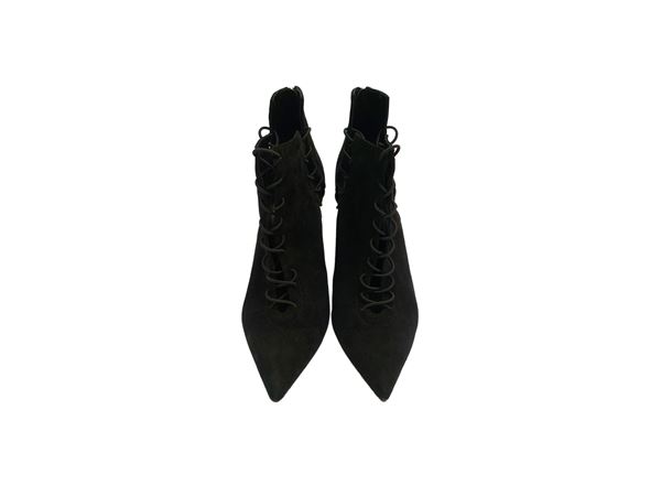 Sergio Rossi - Black suede ankle boot