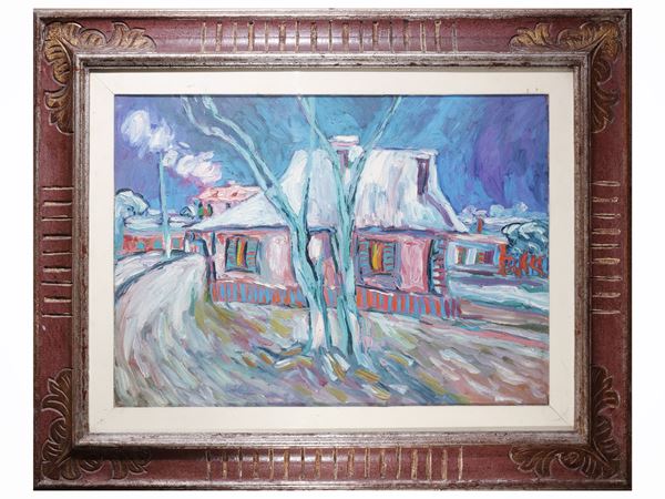 Franco Ferraro - Paesaggi e Vaso di fiori