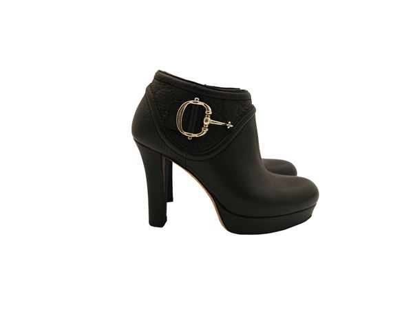 Gucci - Stivaletti in pelle nera