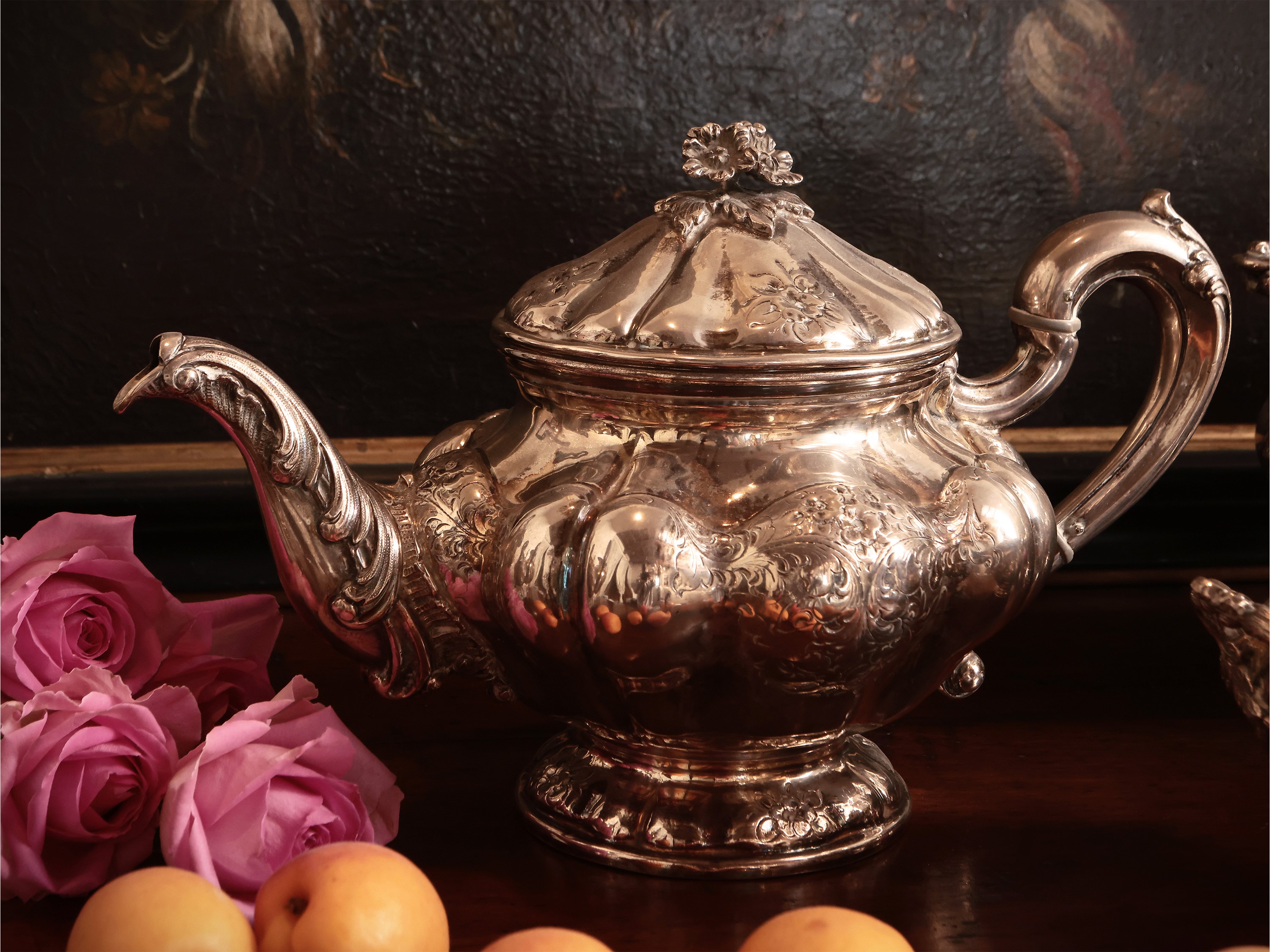 Servizio da tè e caffè in argento, Achille Proserpio