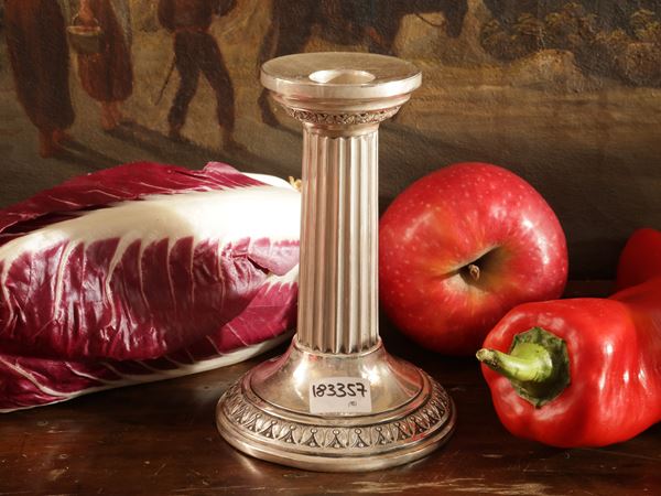 Small silver candlestick  (Germany, 20th century)  - Auction Florentine Style - Maison Bibelot - Casa d'Aste Firenze - Milano