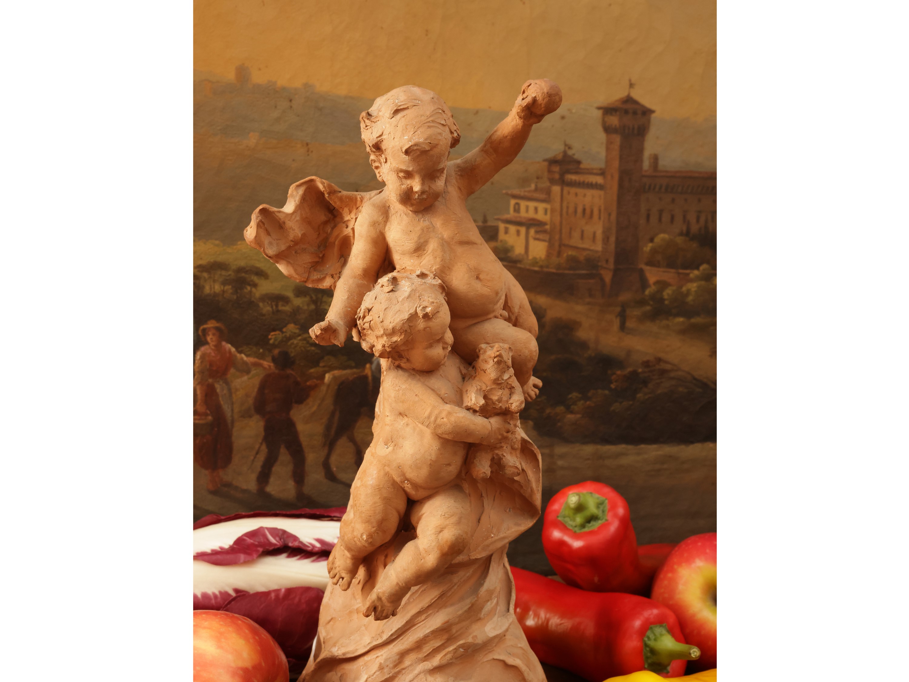 Due putti che giocano