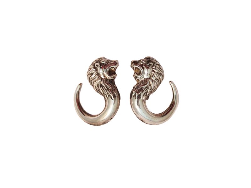 Orecchini animalier in argento