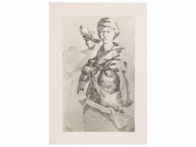 Adriana Pincherle, Incisione e Renzo Grazzini, Litografia firmata - Raccolta di grafica XX secolo