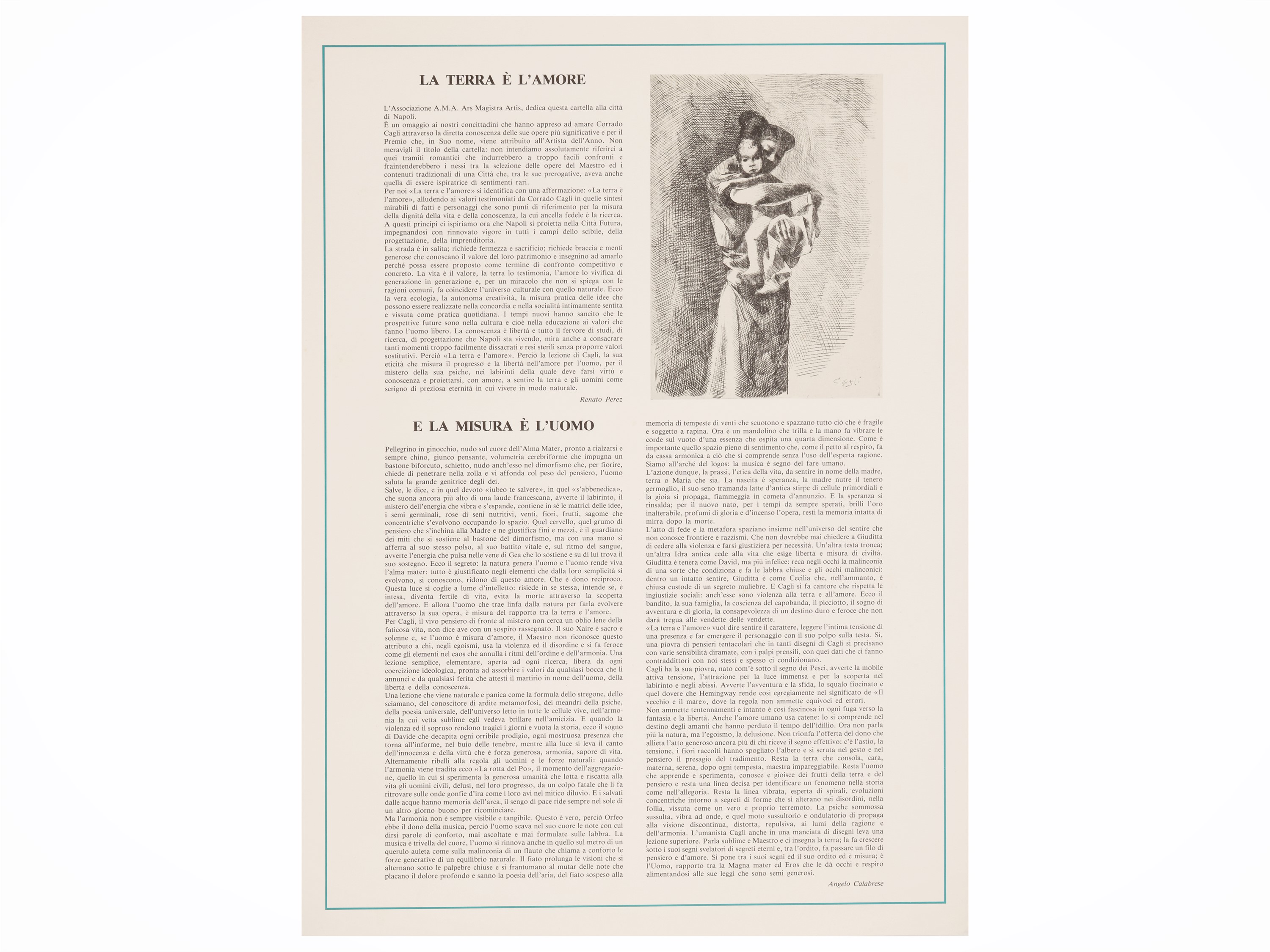 Adriana Pincherle, Incisione e Renzo Grazzini, Litografia firmata - Raccolta di grafica XX secolo