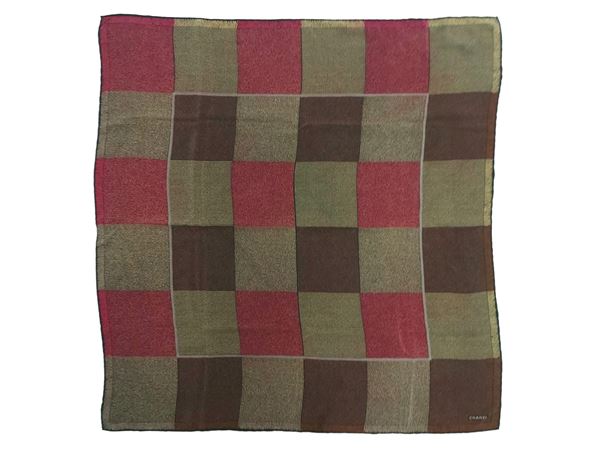 Chanel - Patterned silk scarf