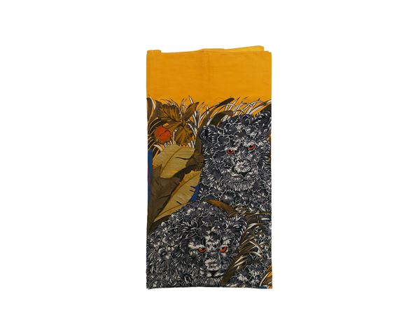 Salvatore Ferragamo - Pareo in patterned cotton