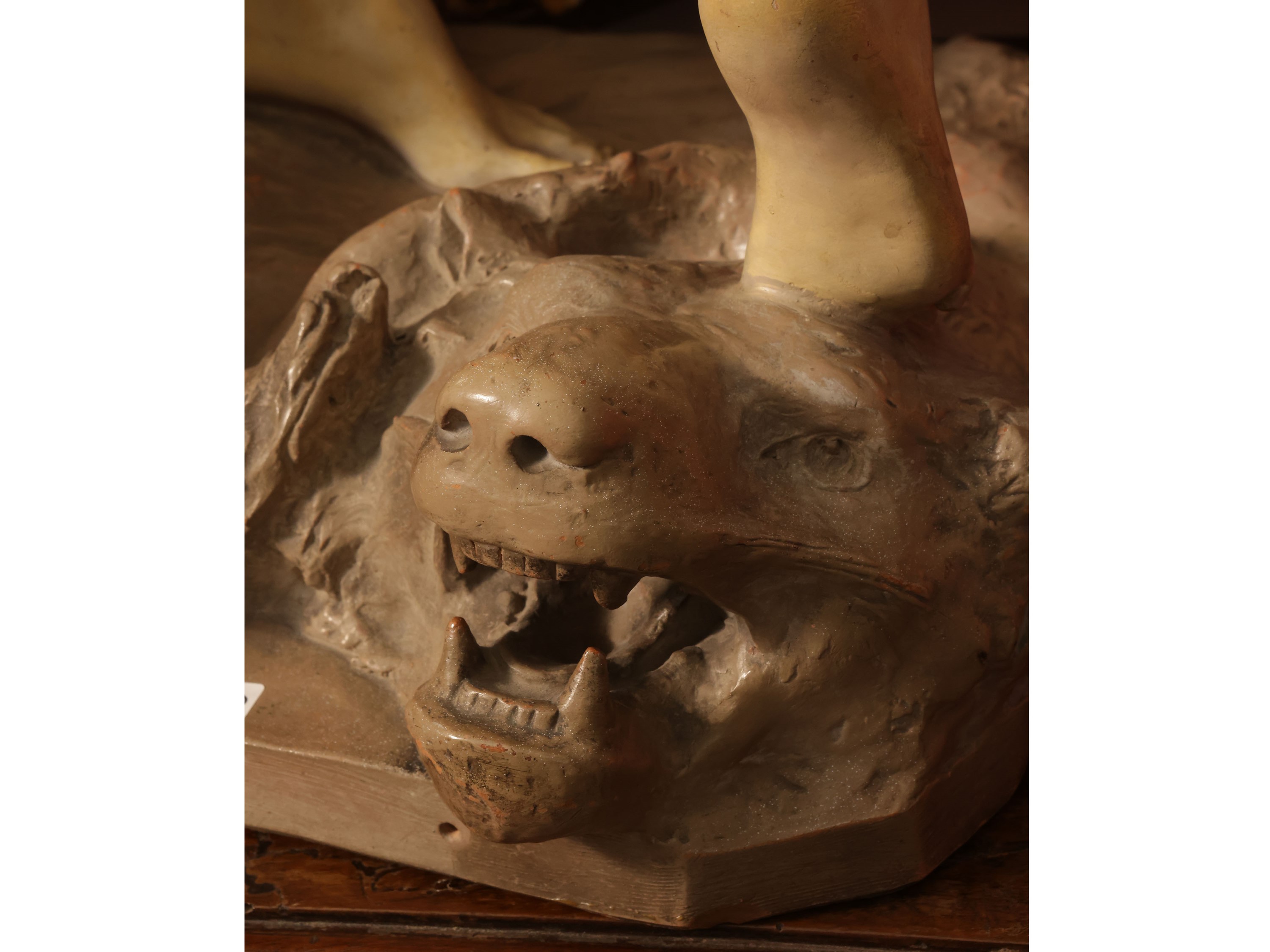 Scuola Francese della Fine del XIX Secolo - Venere, scultura in ceramica patinata