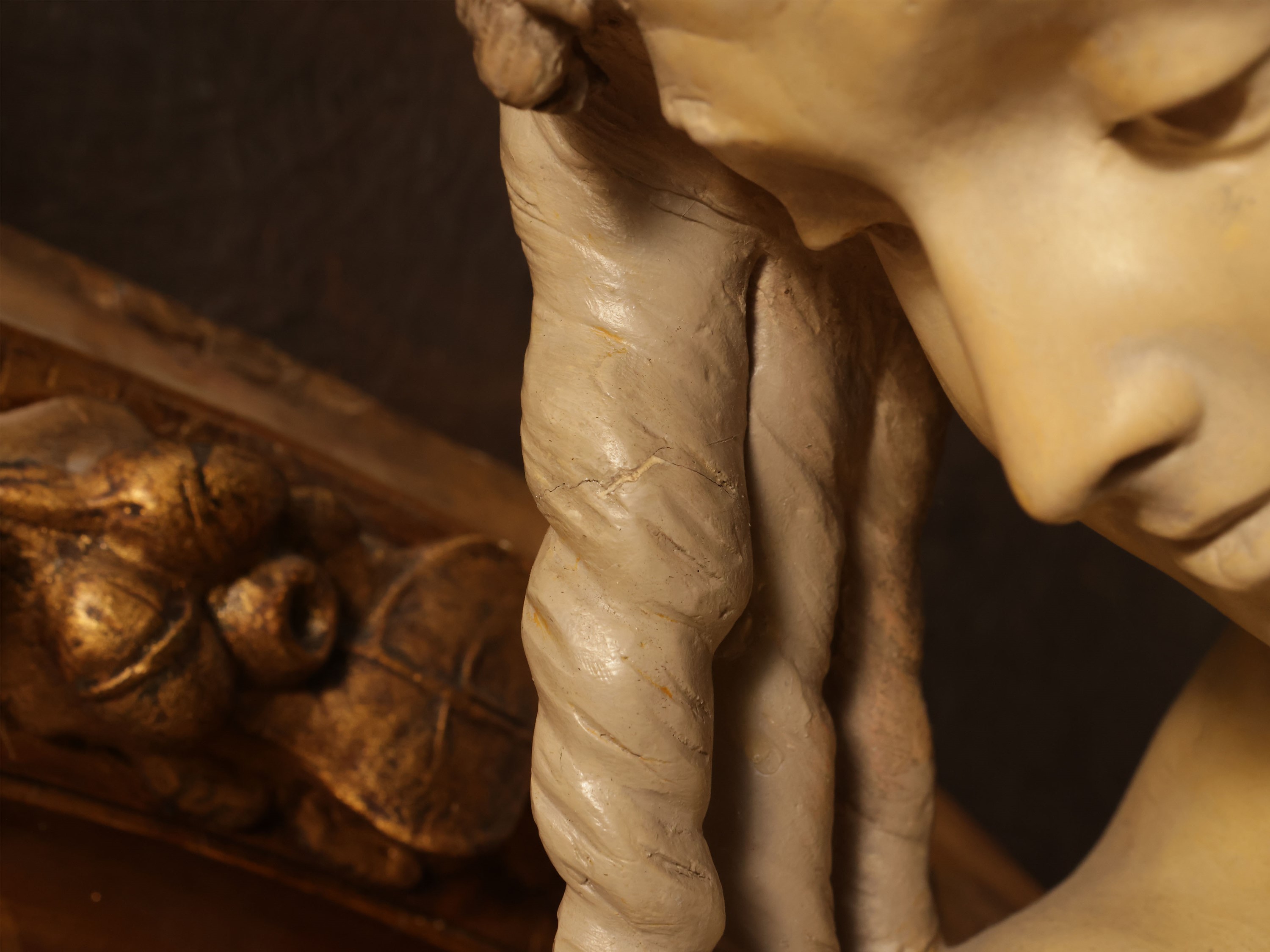 Scuola Francese della Fine del XIX Secolo - Venere, scultura in ceramica patinata