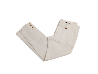 Gucci - Pantaloni Cropped Slim Bianchi