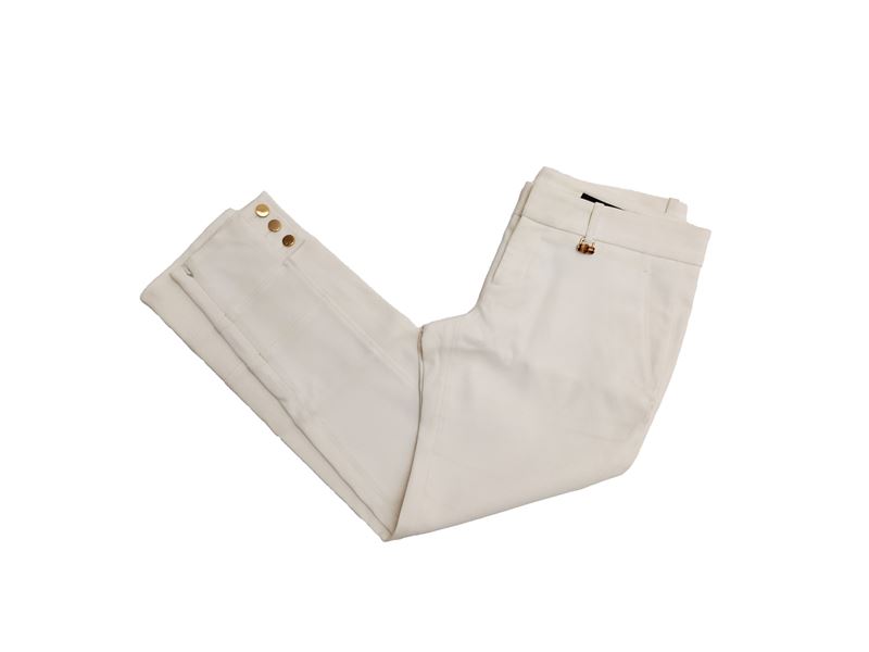 Gucci - Pantaloni Cropped Slim Bianchi