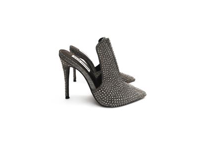 Steve Madden - Mules in Lamé Argento