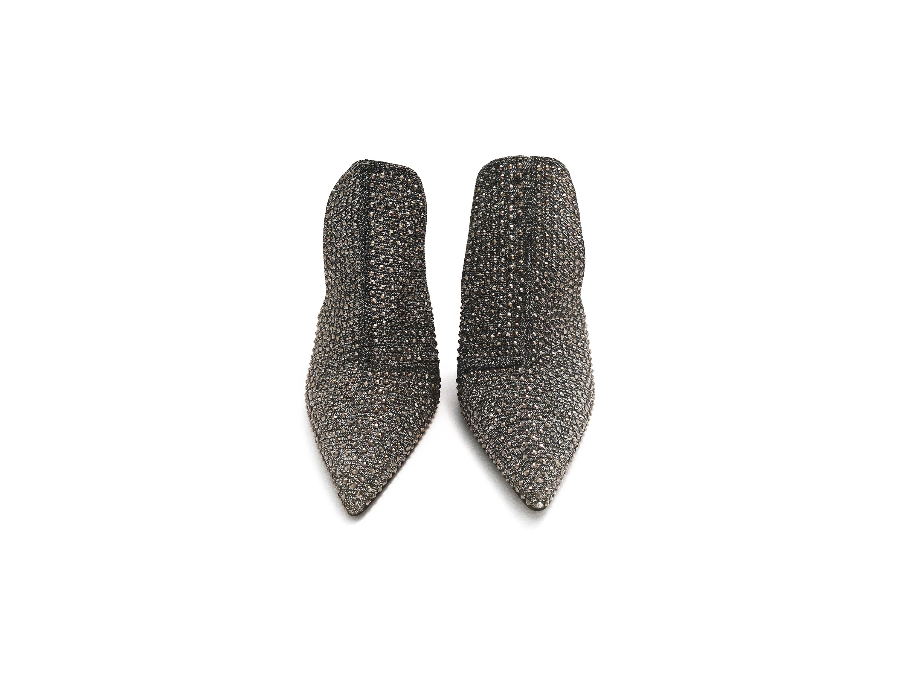 Steve Madden - Mules in Lamé Argento