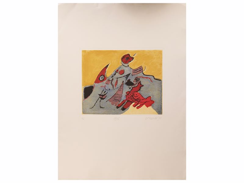 Guillaume Corneille - 1948 1988 (incisione, 18/125), firmata e datata