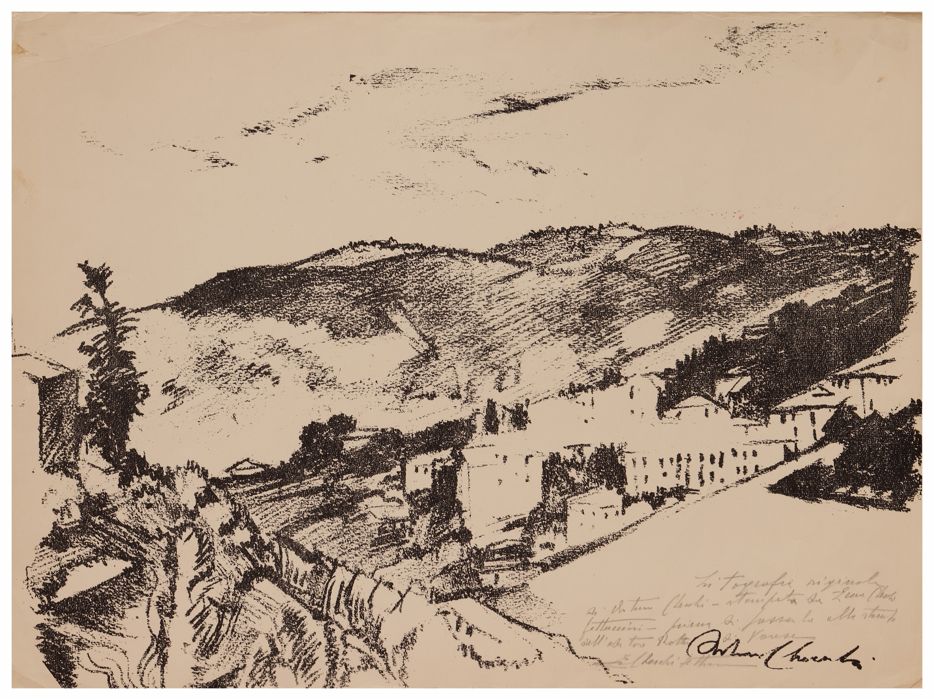 Lotto di grafica: Paolo Artini, Enzo Bellini, Arturo Checchi e Daniele Fissore