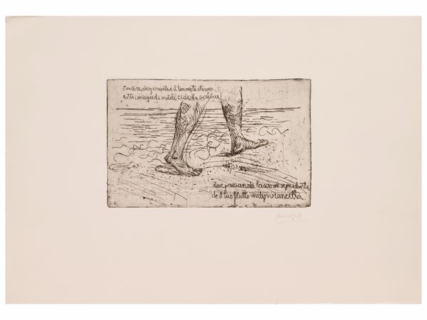 Quinto Martini : Figure - Composizione  - Asta Grafica da collezione - Maison Bibelot - Casa d'Aste Firenze - Milano