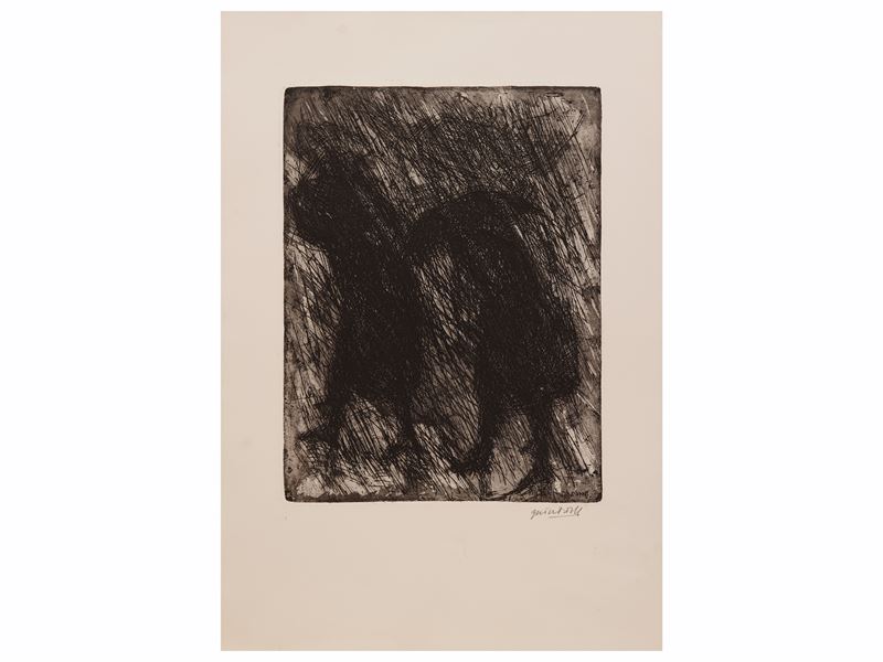 La pioggia - Ritratto femminile