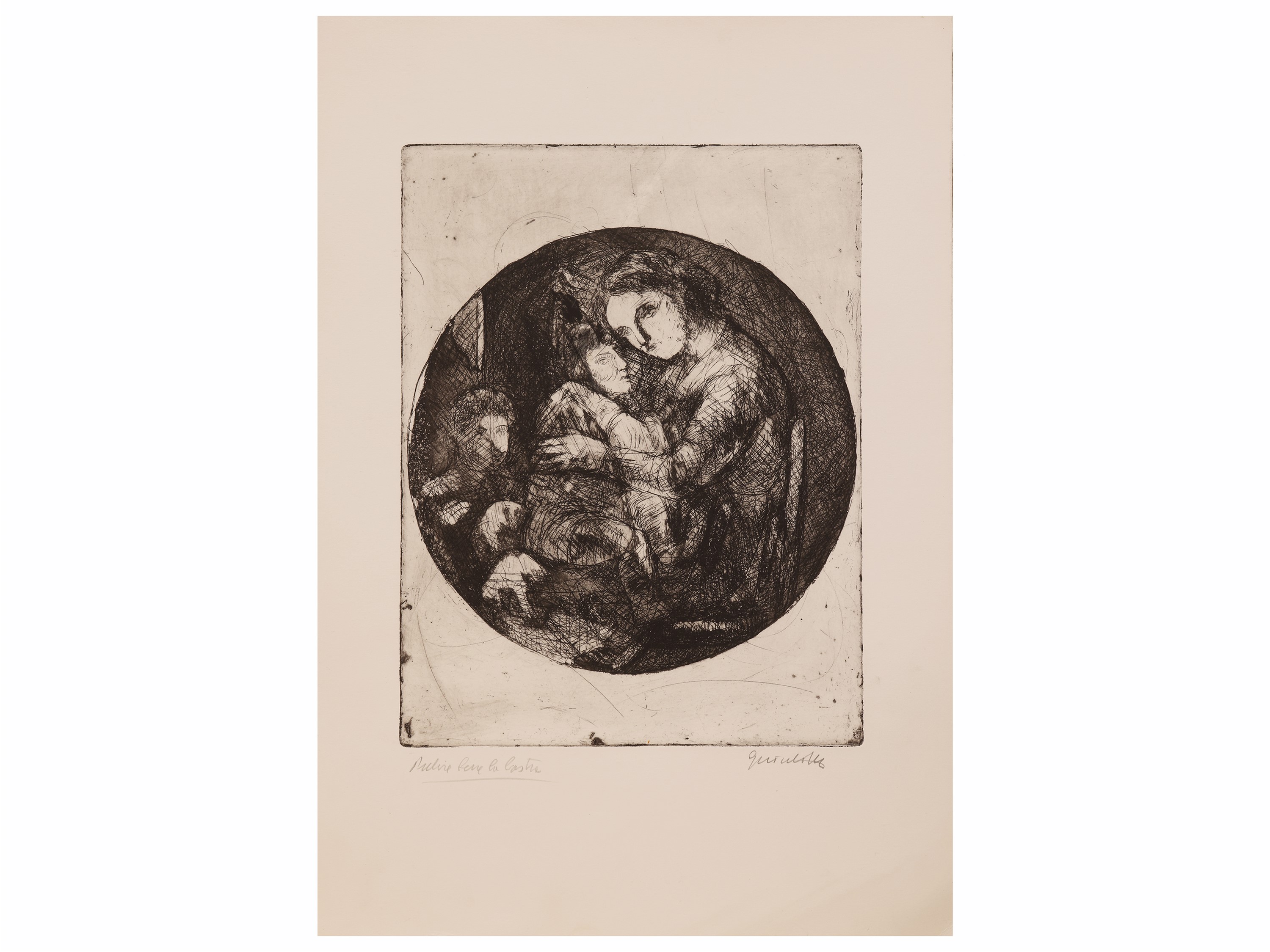 Il pittore e la modella - Maternità - Madonna della Seggiola