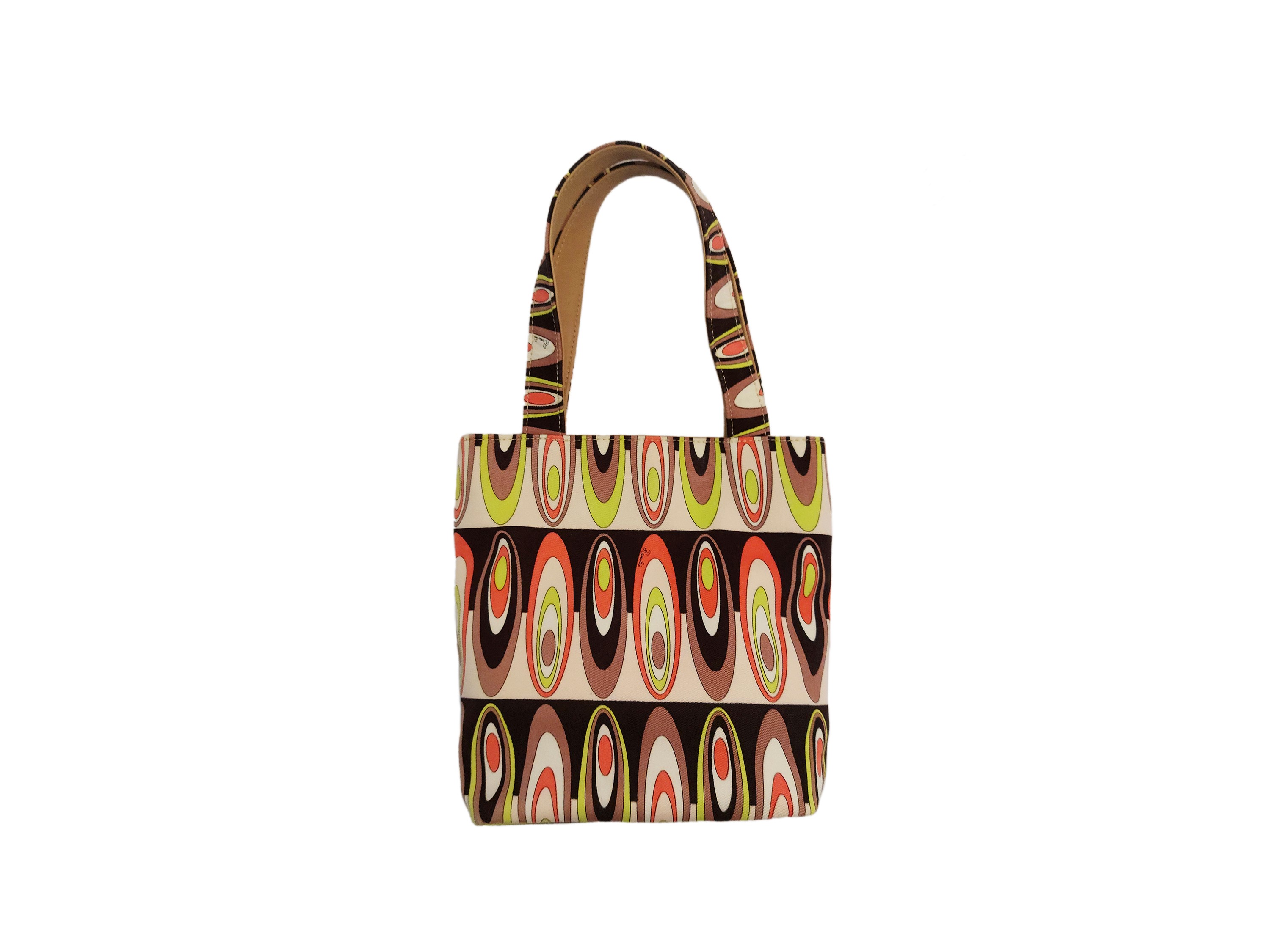 Emilio Pucci - Borsetta a mano in tessuto fantasia