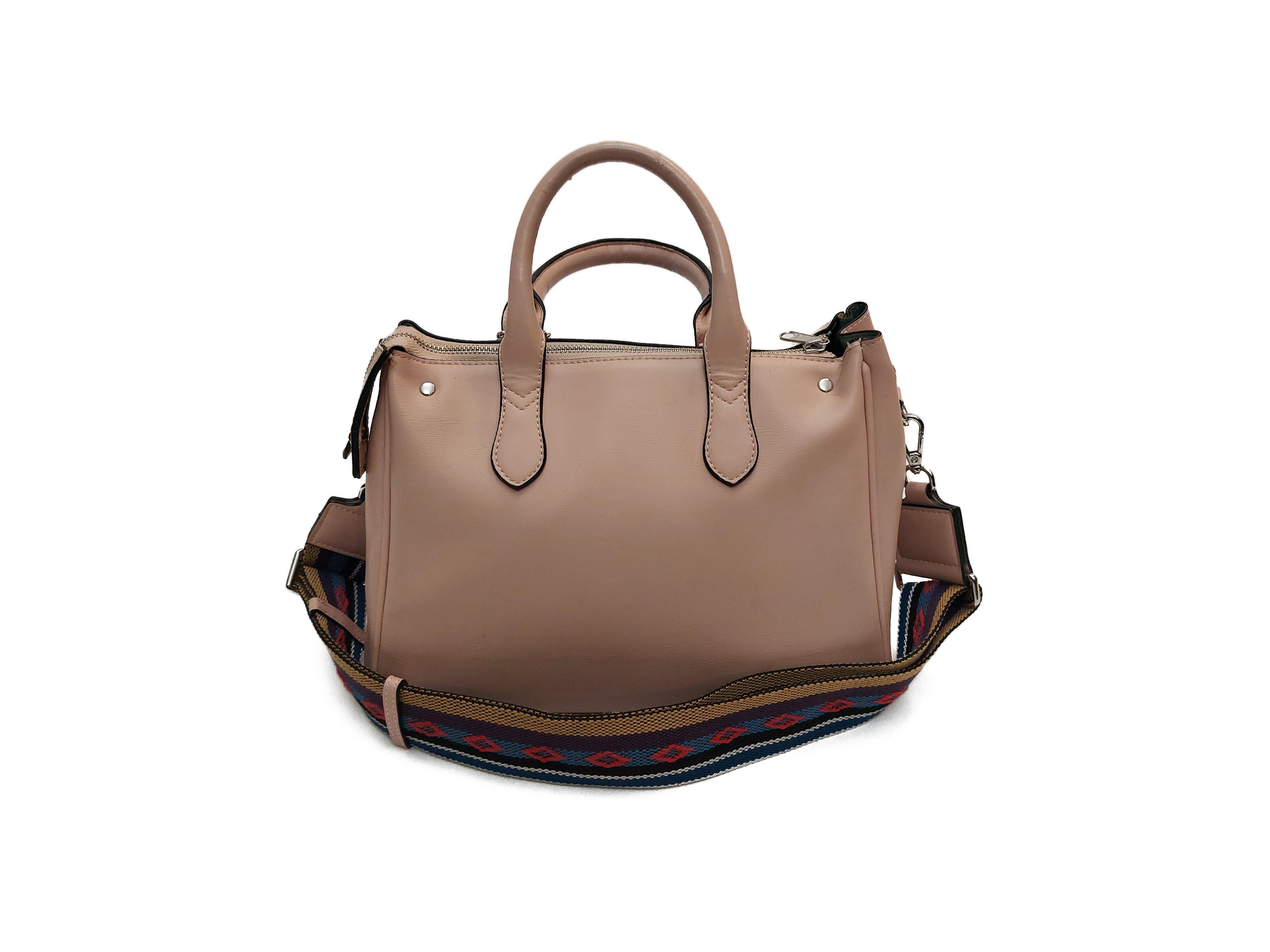 Trussardi - Borsa in Pelle Ecologica Rosa