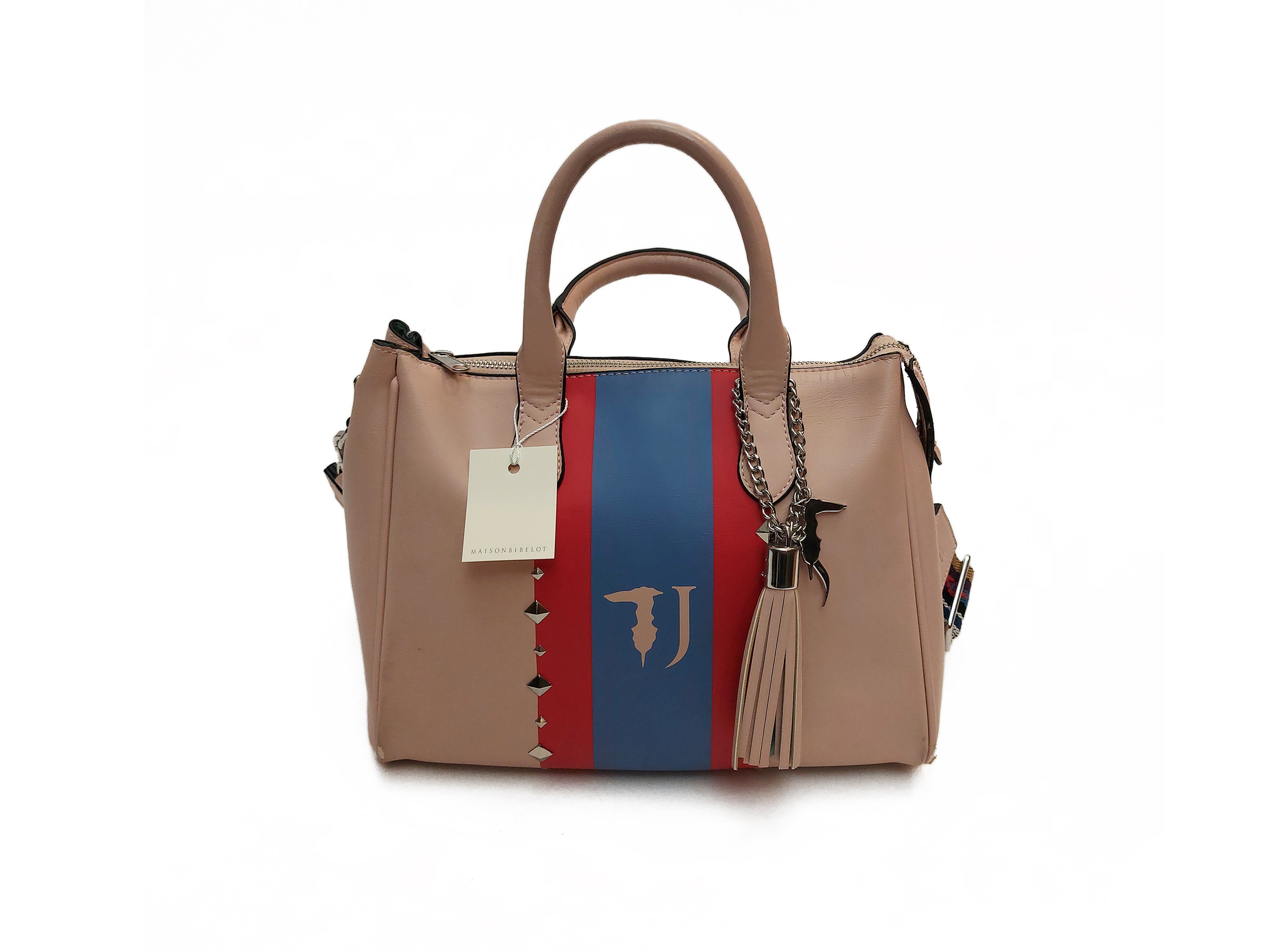 Trussardi - Borsa in Pelle Ecologica Rosa