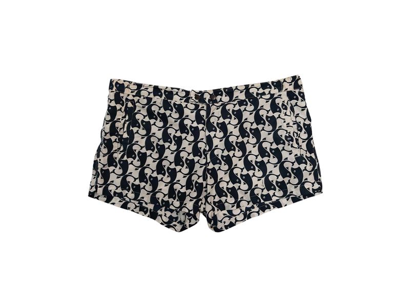 Gucci, Costume da bagno da uomo, modello boxer con motivo di pesci blu