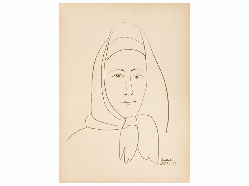 Laragazza spagnola 1960, Da Pablo Picasso