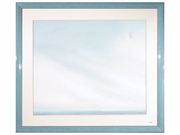Giovanni Spinicchia : Volo di gabbiano 1989  - Asta Luce di Toscana: Maestri del Novecento - Maison Bibelot - Casa d'Aste Firenze - Milano