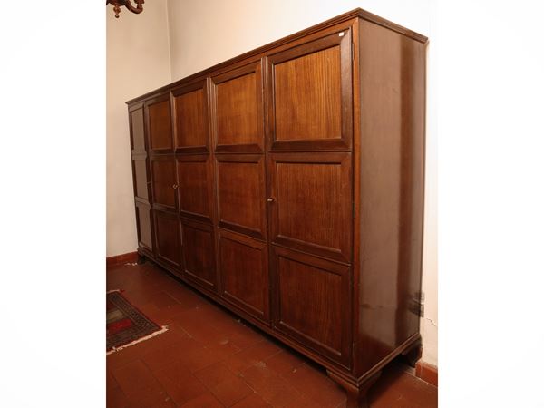 Grande armadio guardaroba in noce