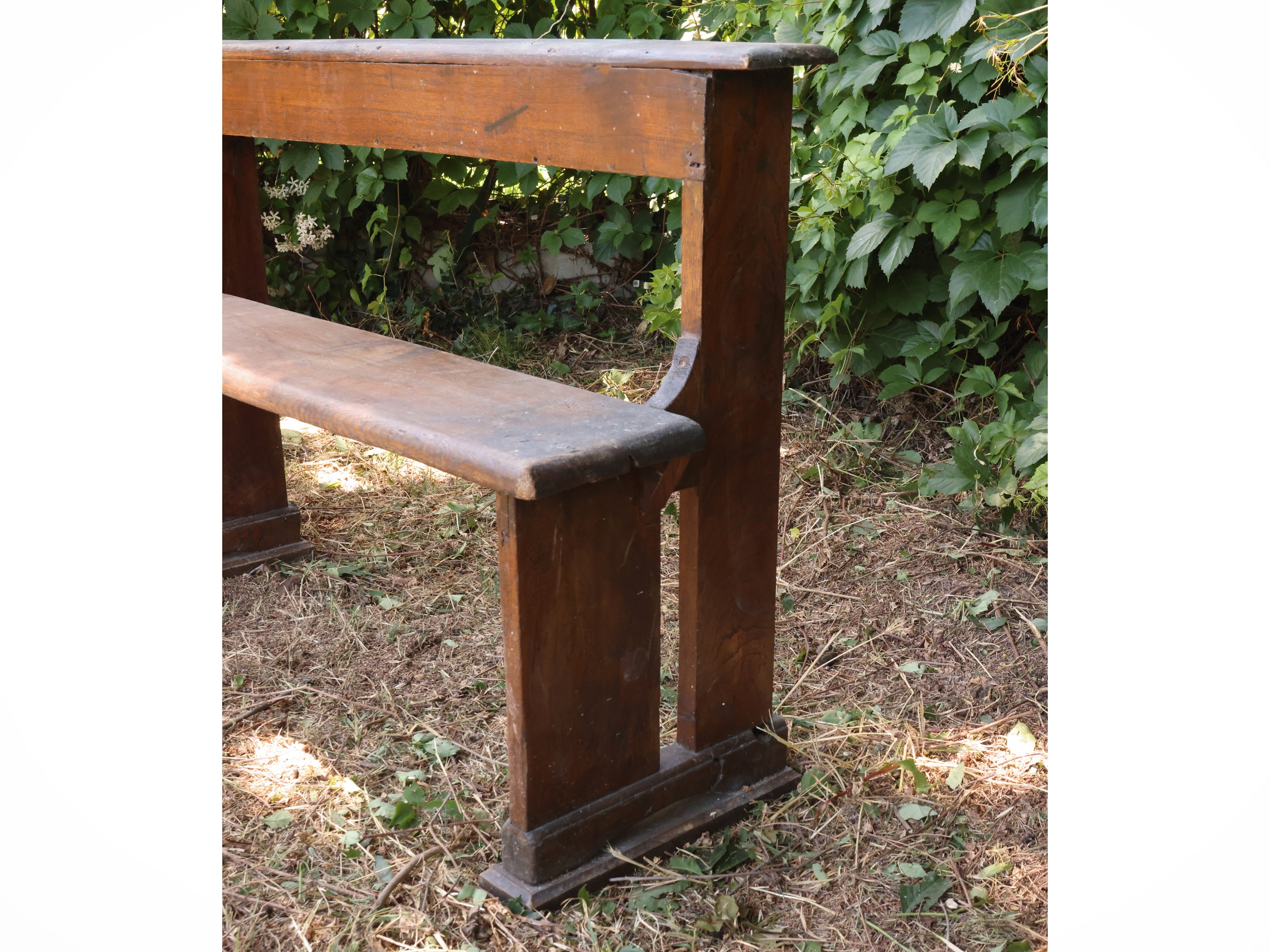 Panca rustica, legno tenero, inizio XX secolo