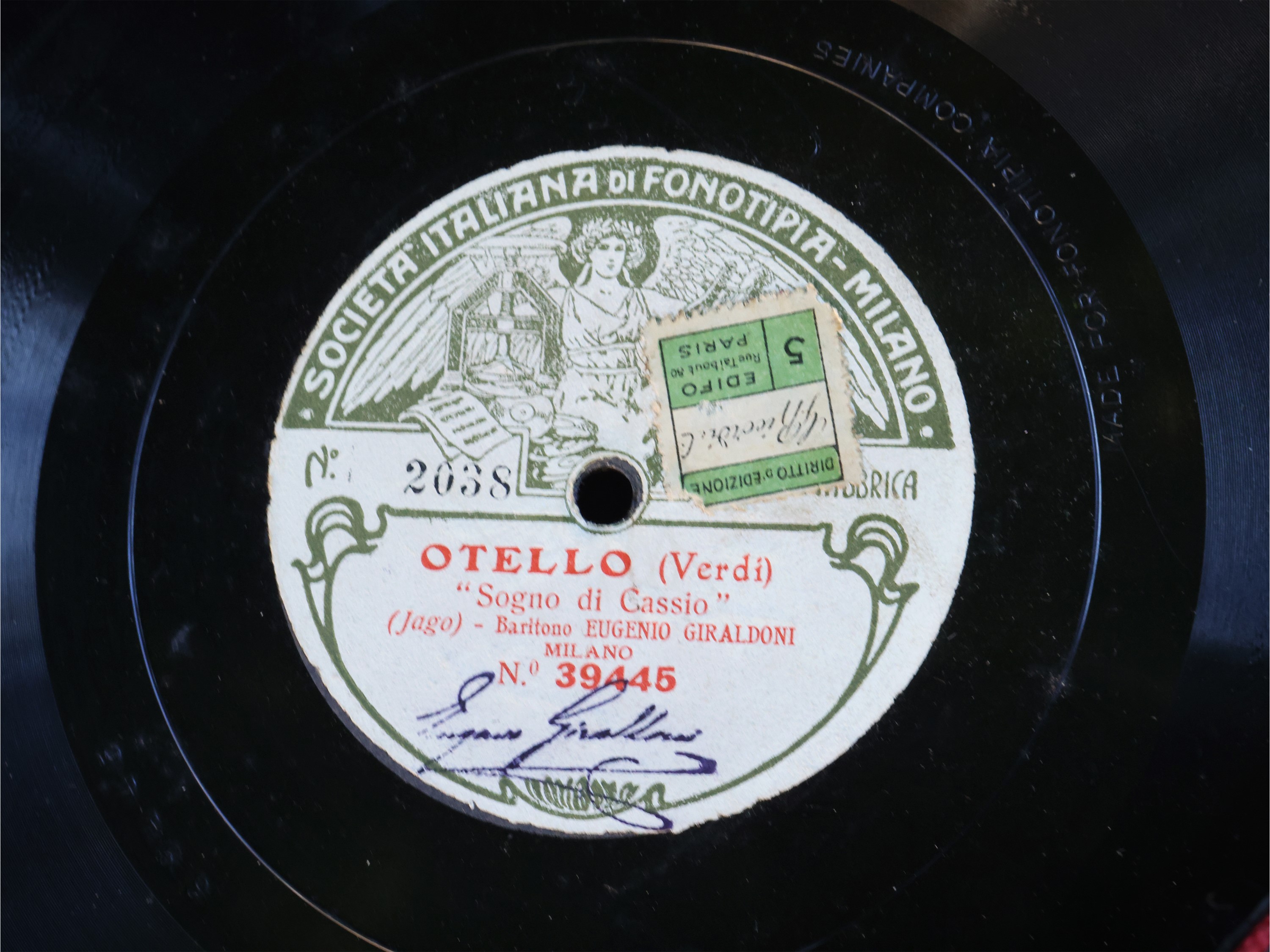 Collezione di dischi in vinile per grammofono a 78 giri