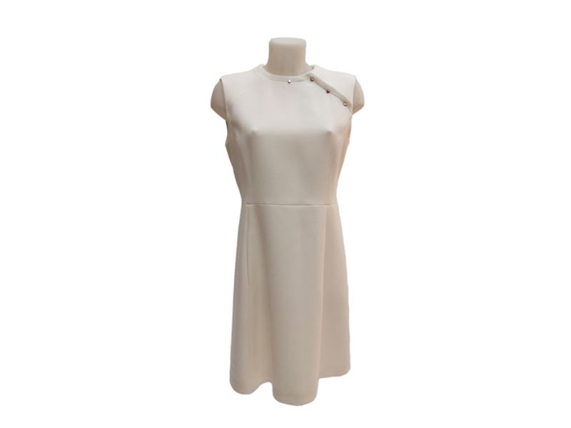 Prada - Abito in lana panna