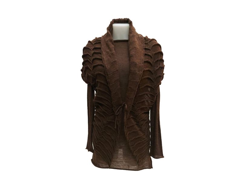 Completo in Maglia Marrone, Sara Pacini