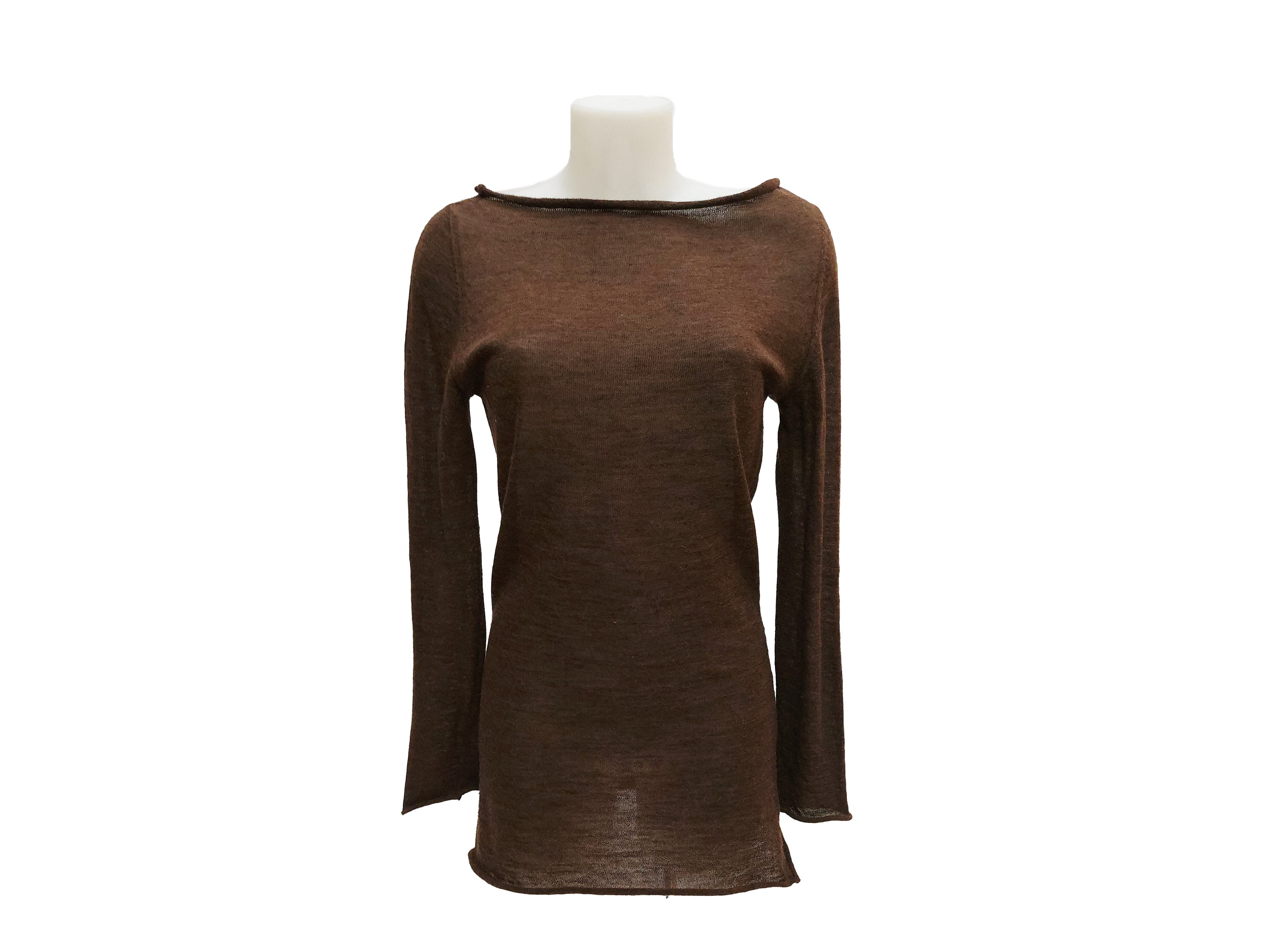 Completo in Maglia Marrone, Sara Pacini