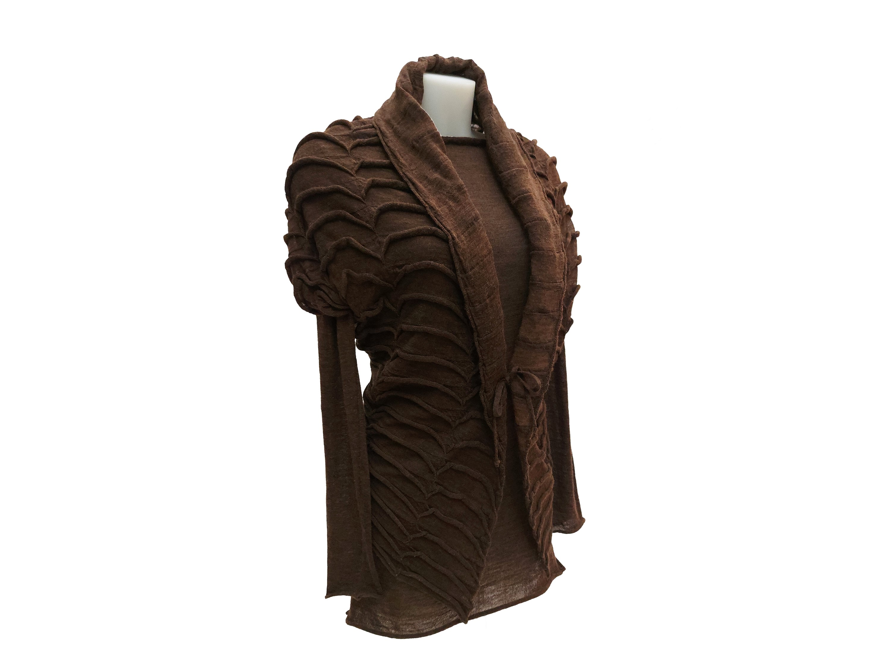 Completo in Maglia Marrone, Sara Pacini
