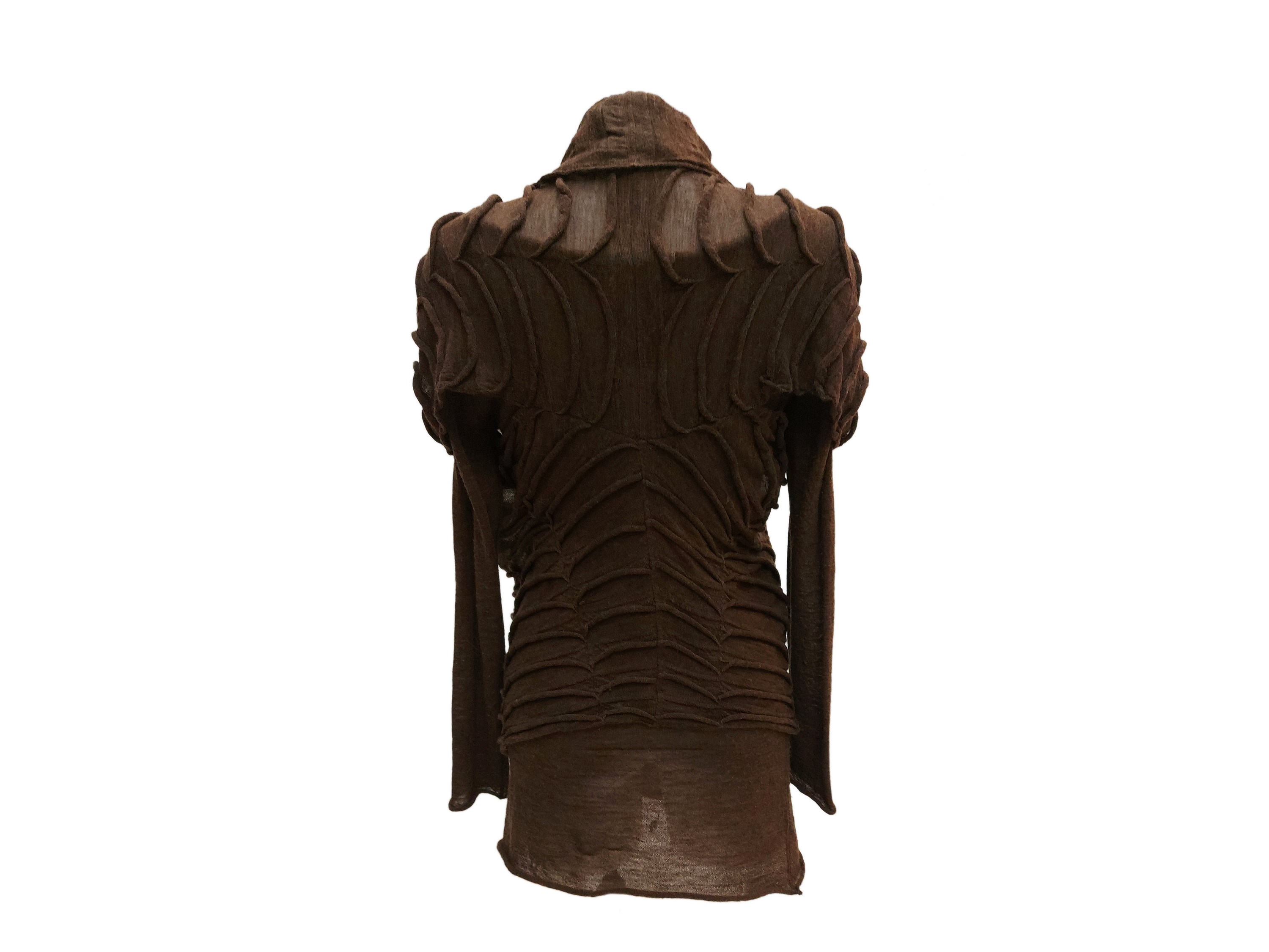 Completo in Maglia Marrone, Sara Pacini
