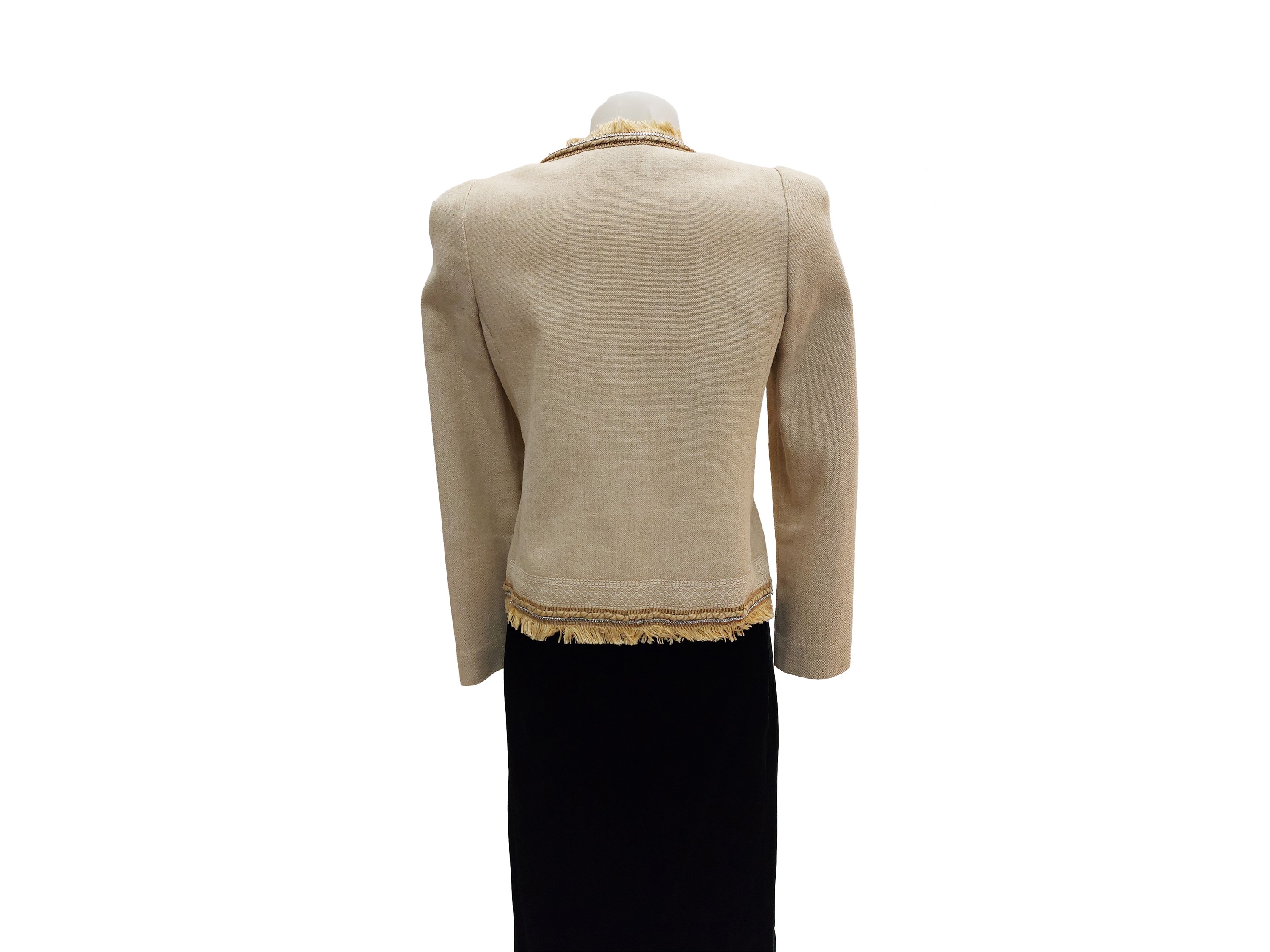 Patrizia Pepe/luisa Spagnoli - Giacca in Cotone Beige e Jeans Blu